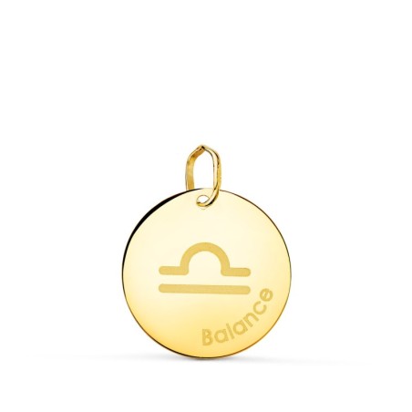 Horoscopo Oro Amarillo Libra En Frances Brillo 16 Mm oro 18k