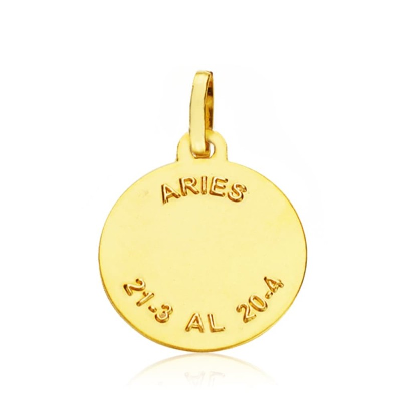 Colgante Horoscopo Oro Amarillo Oro Amarillo Aries 16 Mm oro 18k