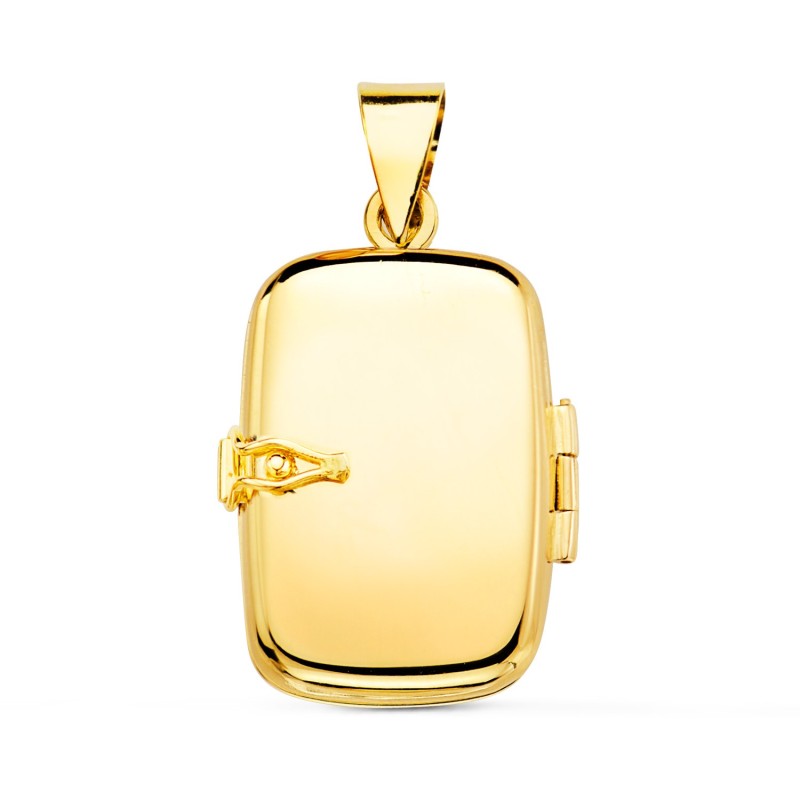 Colgante Oro Amarillo Portafoto Oval Liso 25X20 Mm oro 18k