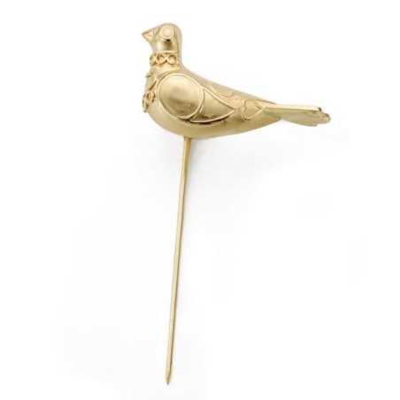 Alfiler Oro Amarillo Paloma Melilla oro 18k