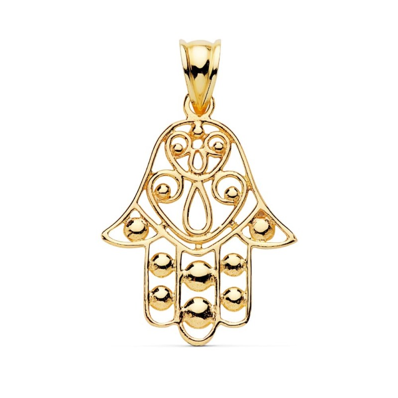 Colgante Oro Amarillo Mano Fatima 27X23 Mm oro 18k