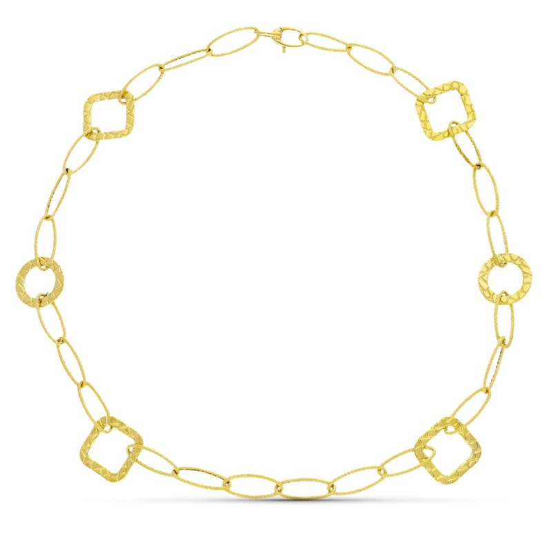 Gargantilla Oro Amarillo Eslabones 45Cm oro 18k
