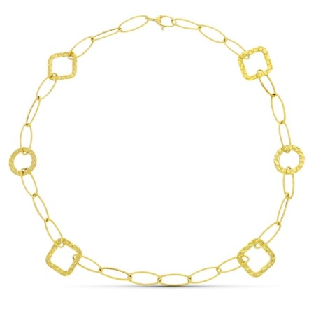 Gargantilla Oro Amarillo Eslabones 45Cm oro 18k