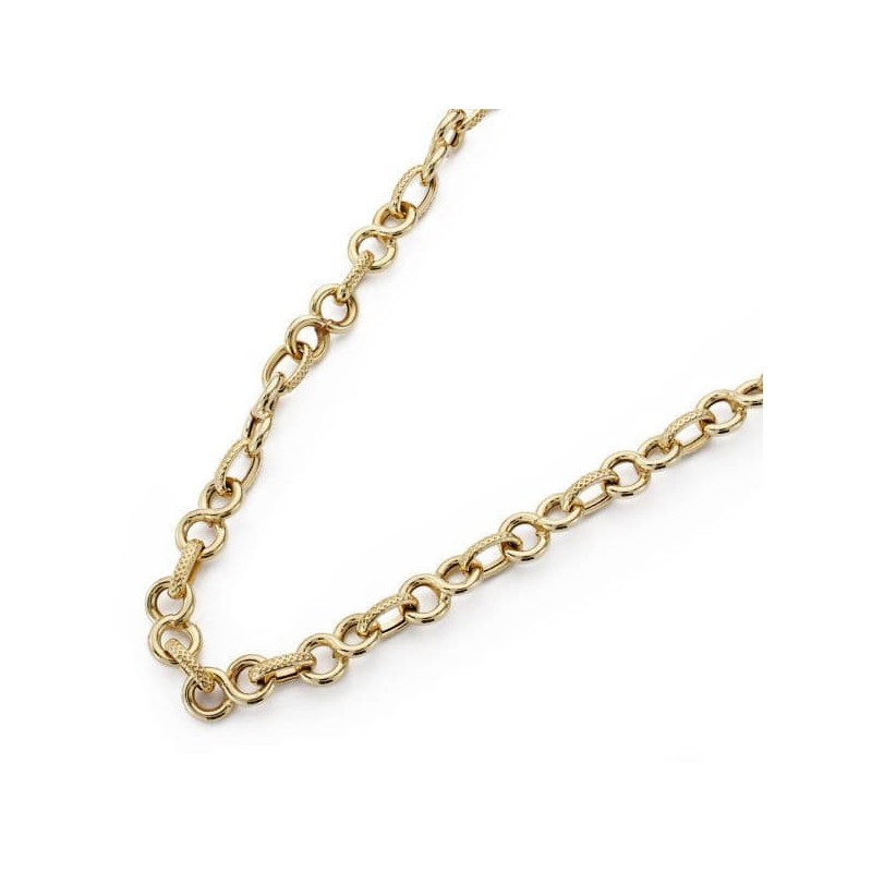 Gargantilla Oro Amarillo Eslabones 45Cm oro 18k
