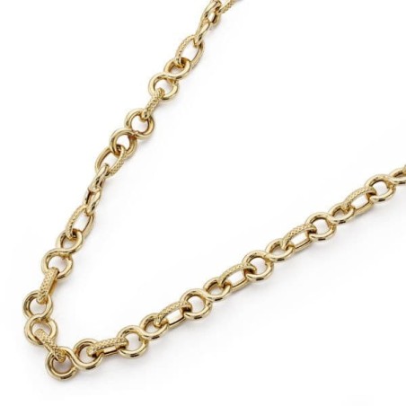 Gargantilla Oro Amarillo Eslabones 45Cm oro 18k
