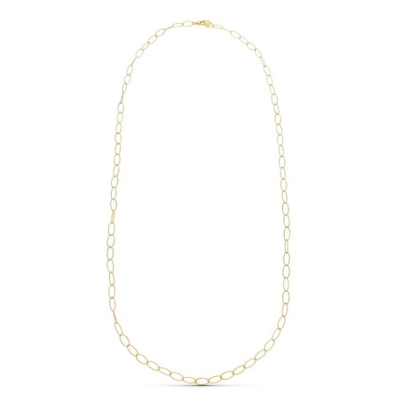 Gargantilla Oro Amarillo Eslabon Diamantado 80Cm oro 18k