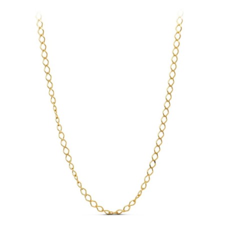 Cadena Oro Amarillo Rombo Maciza 60Cm oro 18k