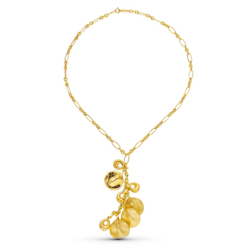 Gargantilla Oro Amarillo Colgante oro 18k