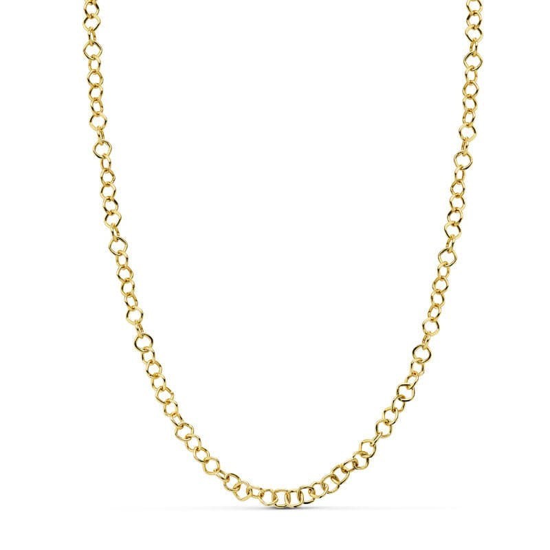 Collar Oro Amarillo Hueco 44Cm oro 18k