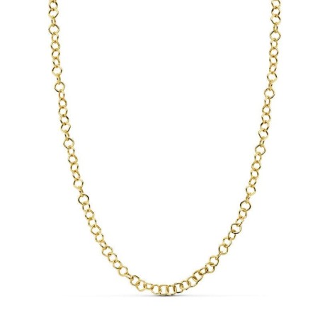 Collar Oro Amarillo Hueco 44Cm oro 18k