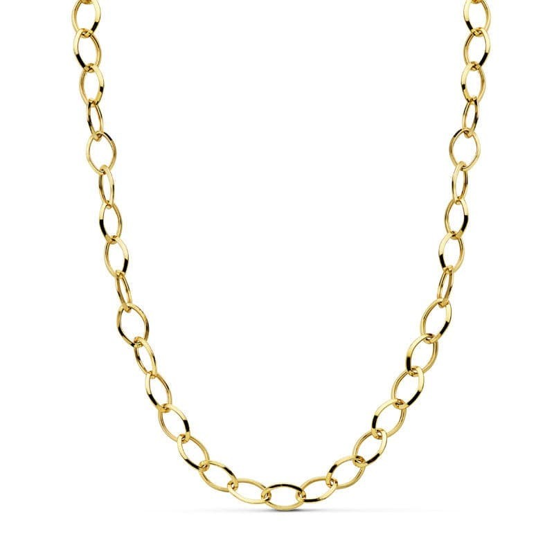 Collar Oro Amarillo Hueco 44Cm oro 18k