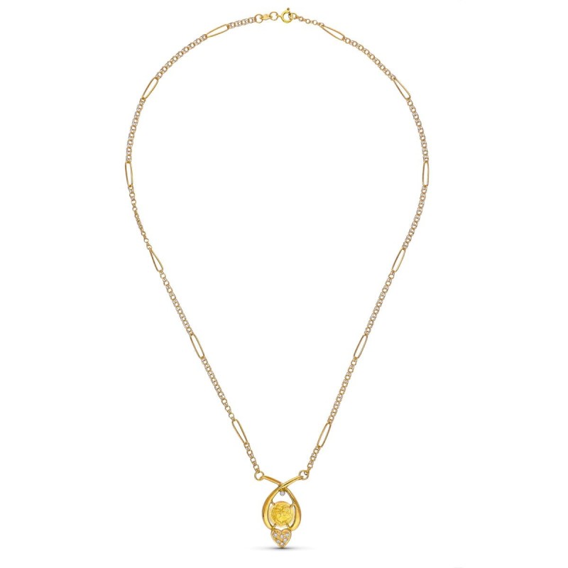 Gargantilla Oro Amarillo Enamorados 48 Cm oro 18k