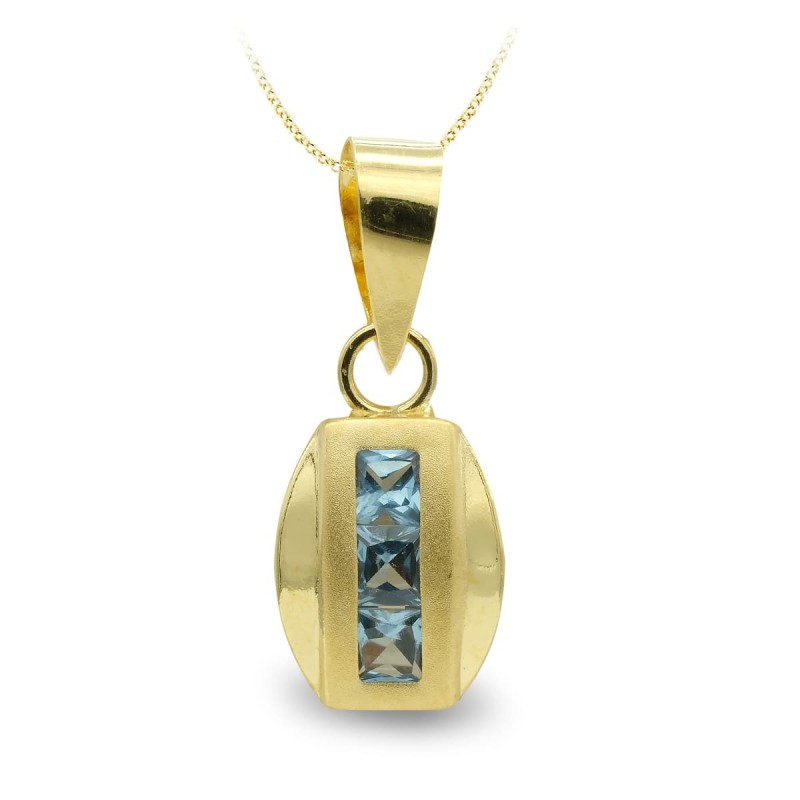 Gargantilla Oro Amarillo Comunion Con Circonitas oro 18k