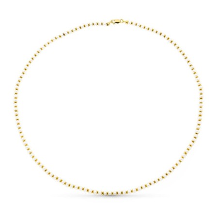 Gargantilla Oro Amarillo Perla 44Cm oro 18k