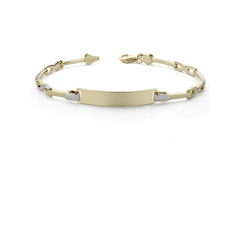 Esclava Señora Bicolor 18Cm oro 18k