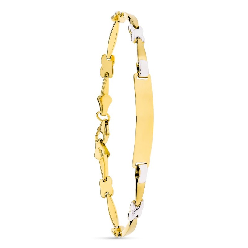 Esclava Oro Bicolor 18Cm oro 18k