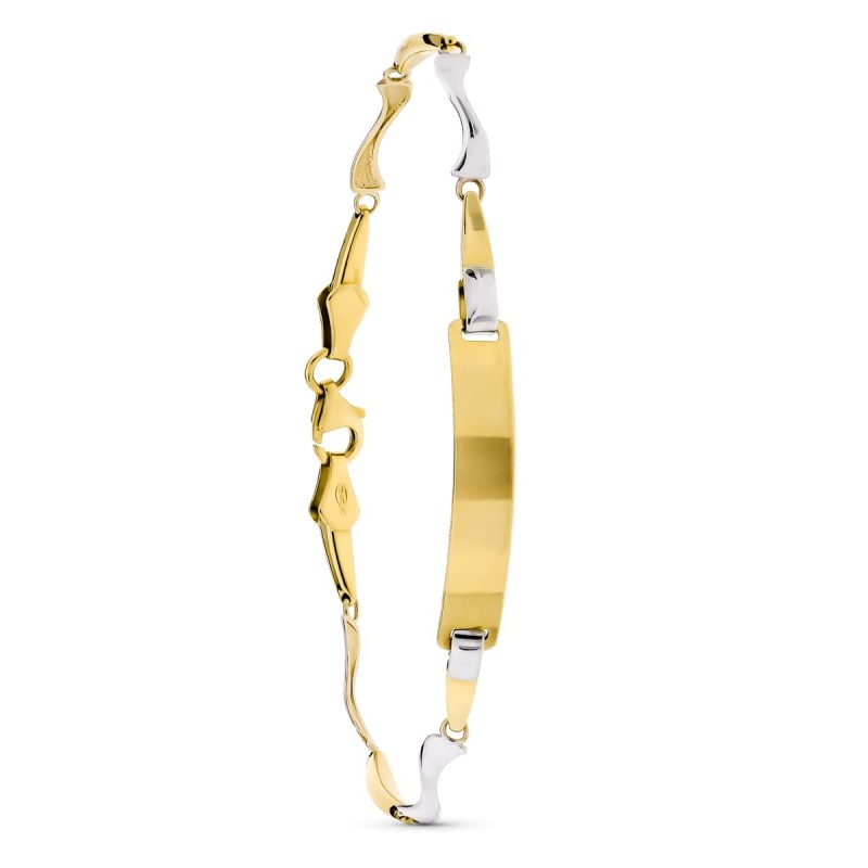 Esclava Oro Bicolor 18.5 Cm oro 18k