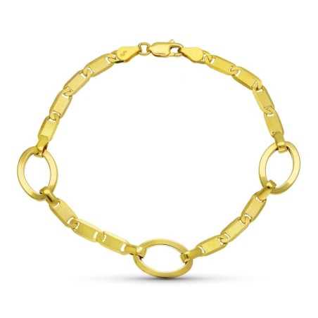 Pulsera Oro Amarillo Eslabones oro 18k