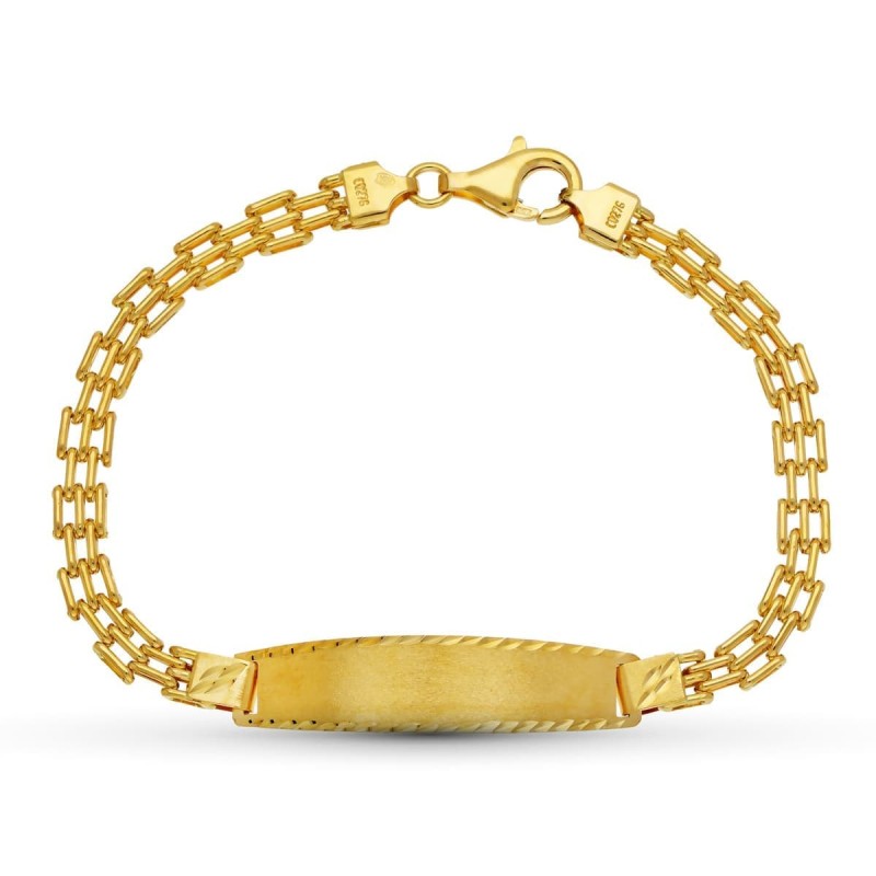 Pulsera Esclava Oro Amarillo Panter 19Cm oro 18k