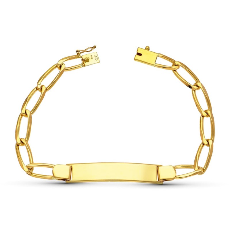 Esclava Oro Amarillo Bilbao Maciza oro 18k