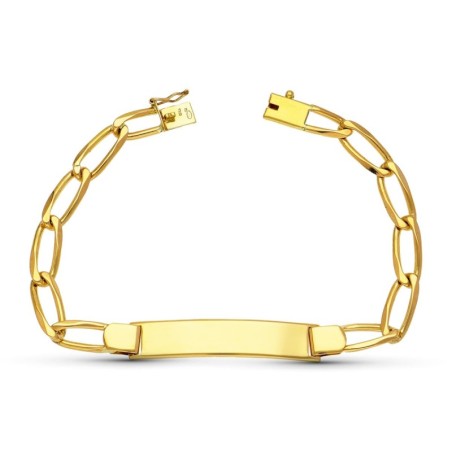 Esclava Oro Amarillo Bilbao Maciza oro 18k