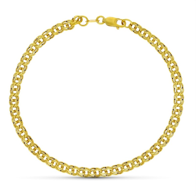 Pulsera Oro Amarillo Hungara Hueca oro 18k
