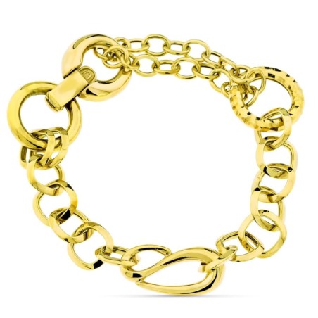 Pulsera Oro Amarillo Eslabones 14.35 Gr oro 18k