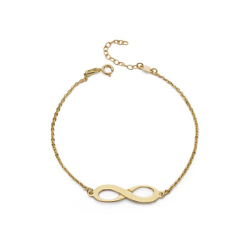 Pulsera Oro Amarillo Infinity 19.5 Cm oro 18k