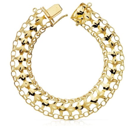 Pulsera Oro Amarillo Princesa 13 Mm 19Cm oro 18k