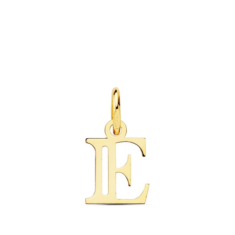 Colgante Oro Amarillo Letra " E " 11X9 Mm oro 18k