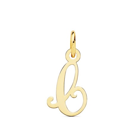 Colgante Oro Amarillo Letra " C " 15X9 Mm oro 18k
