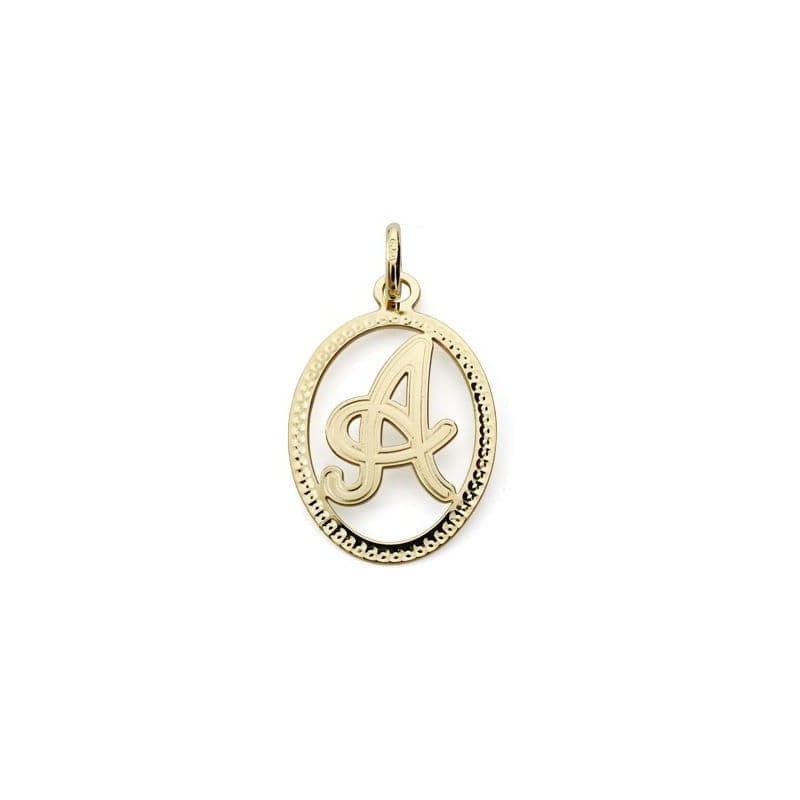 Colgante Oro Amarillo Inicial Letra A 21X14 Mm oro 18k
