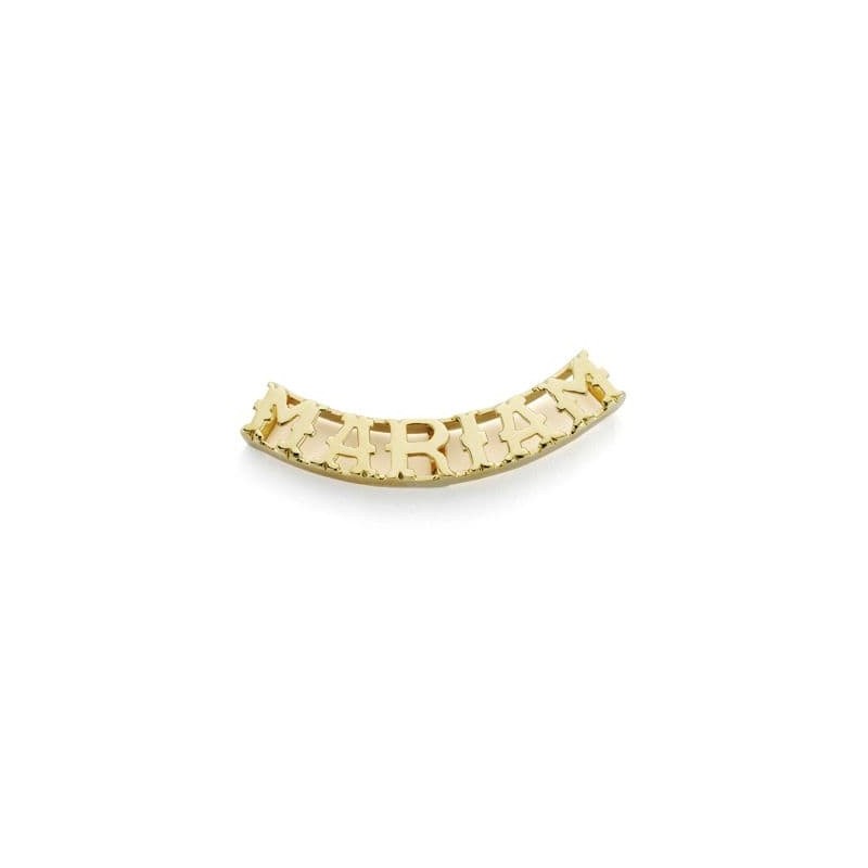 Colgante Oro Amarillo Nombre Personalizado 6 Letras. oro 18k