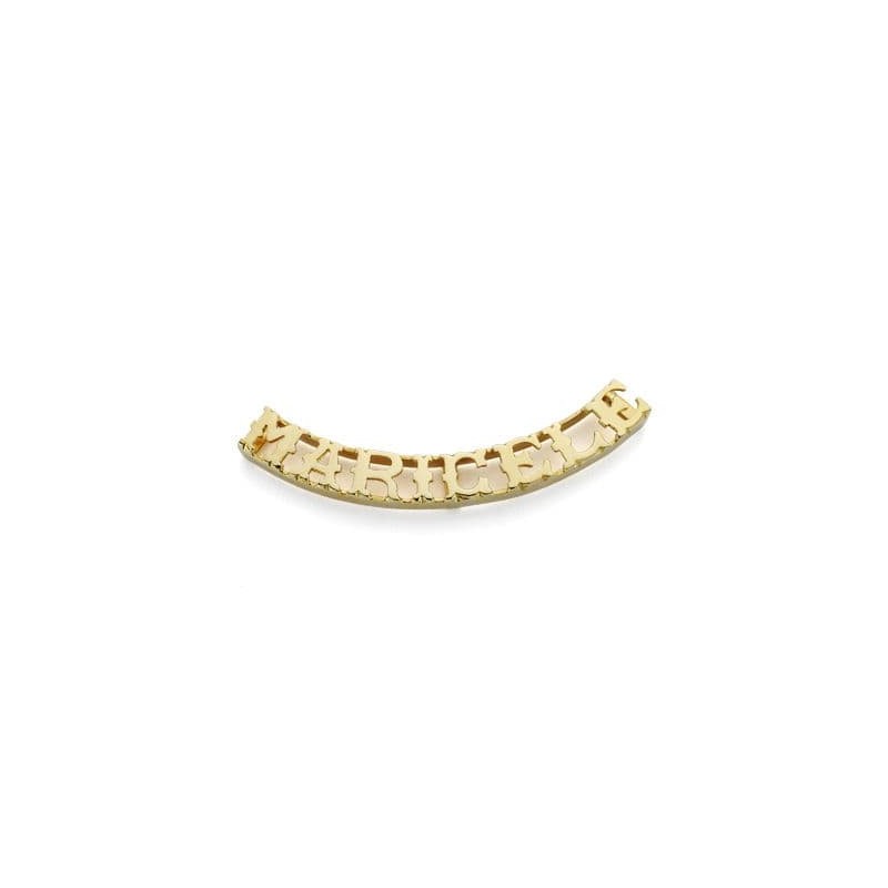 Colgante Nombre Personalizado Oro Amarillo 8 Letras. oro 18k